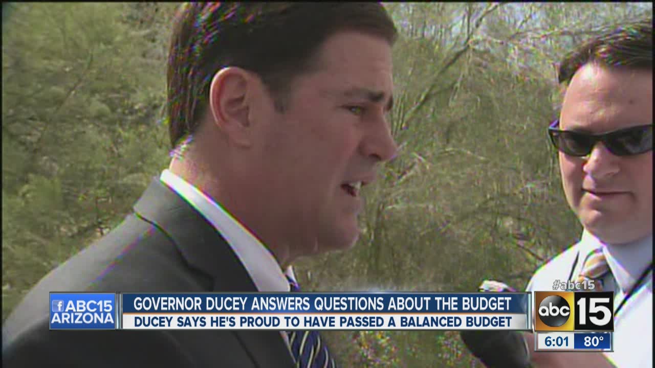 Gov. Doug Ducey answers questions about Arizona budget