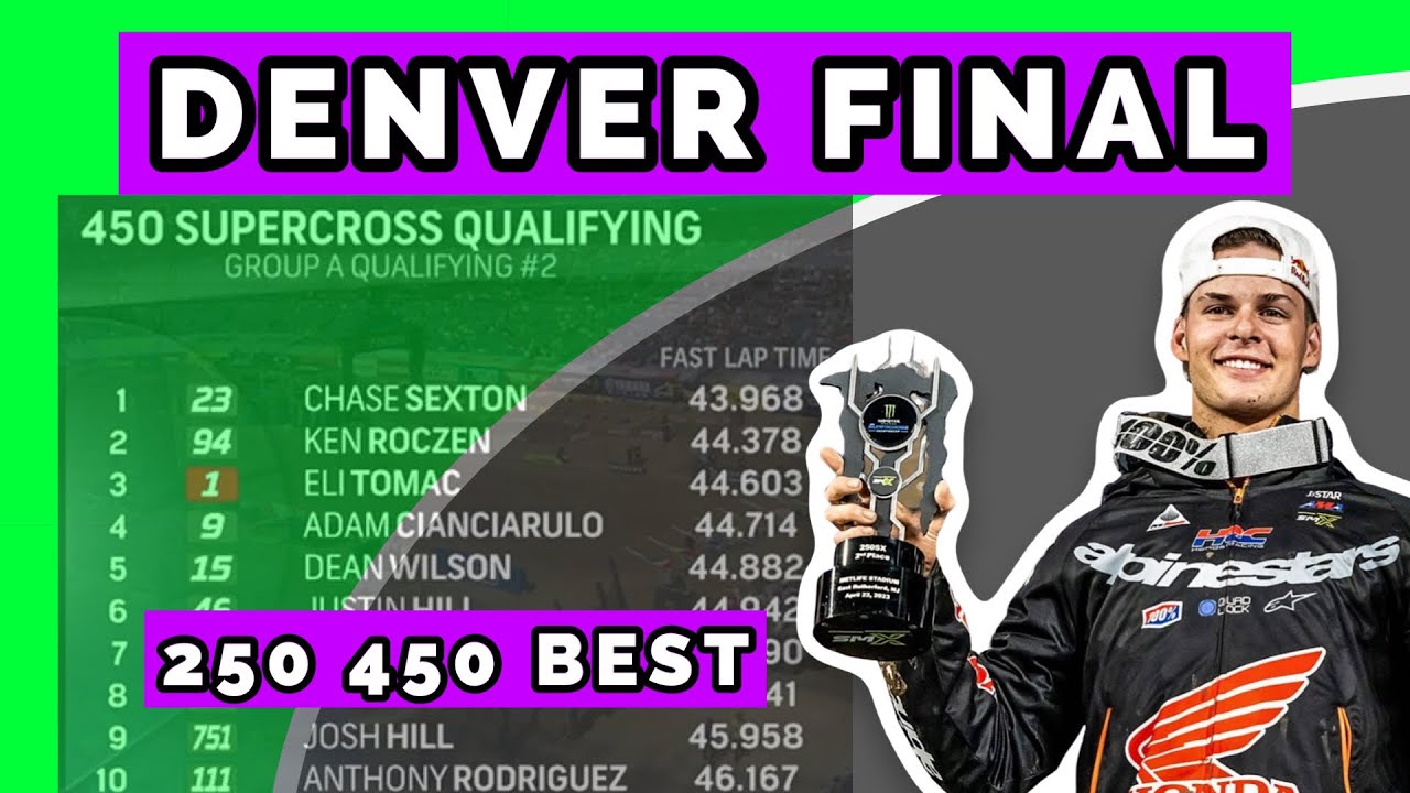 Denver Supercross Final Qualifying Time SHOCKING Results YouTube