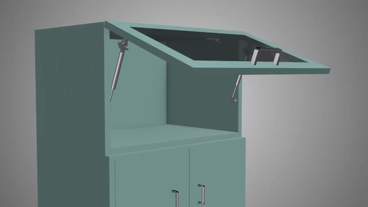 Gasdruckdämpfer mit Softclose Funktion - Sanftes Schließen für Möbel und  Türen