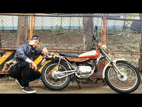 1975年!!【 YAMAHA TY80 トライアル 】ヤマハ/ エンジン始動！！ - YouTube