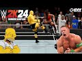 WWE 2K20: "Homero Simpson DESTRUY a NIKKI BELLA" y Humilla a John Cena