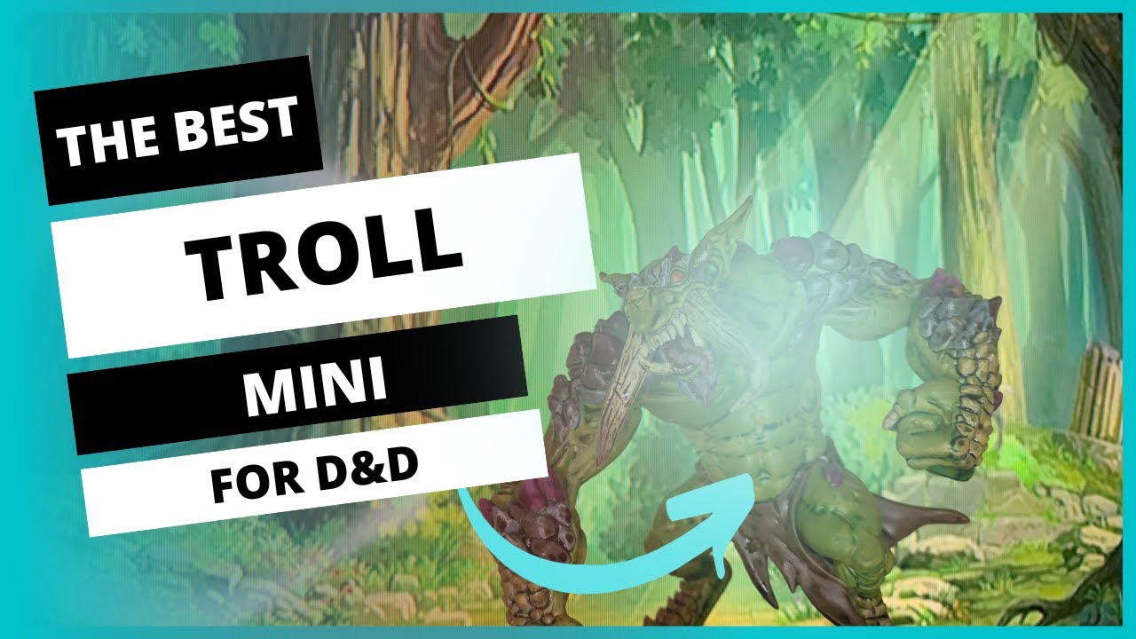 The BEST D&D Troll Model Painting and Creating (MiniBoss) YouTube