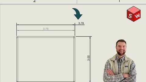 Driven vs Driving Dimensions - Solidworks Tutorial