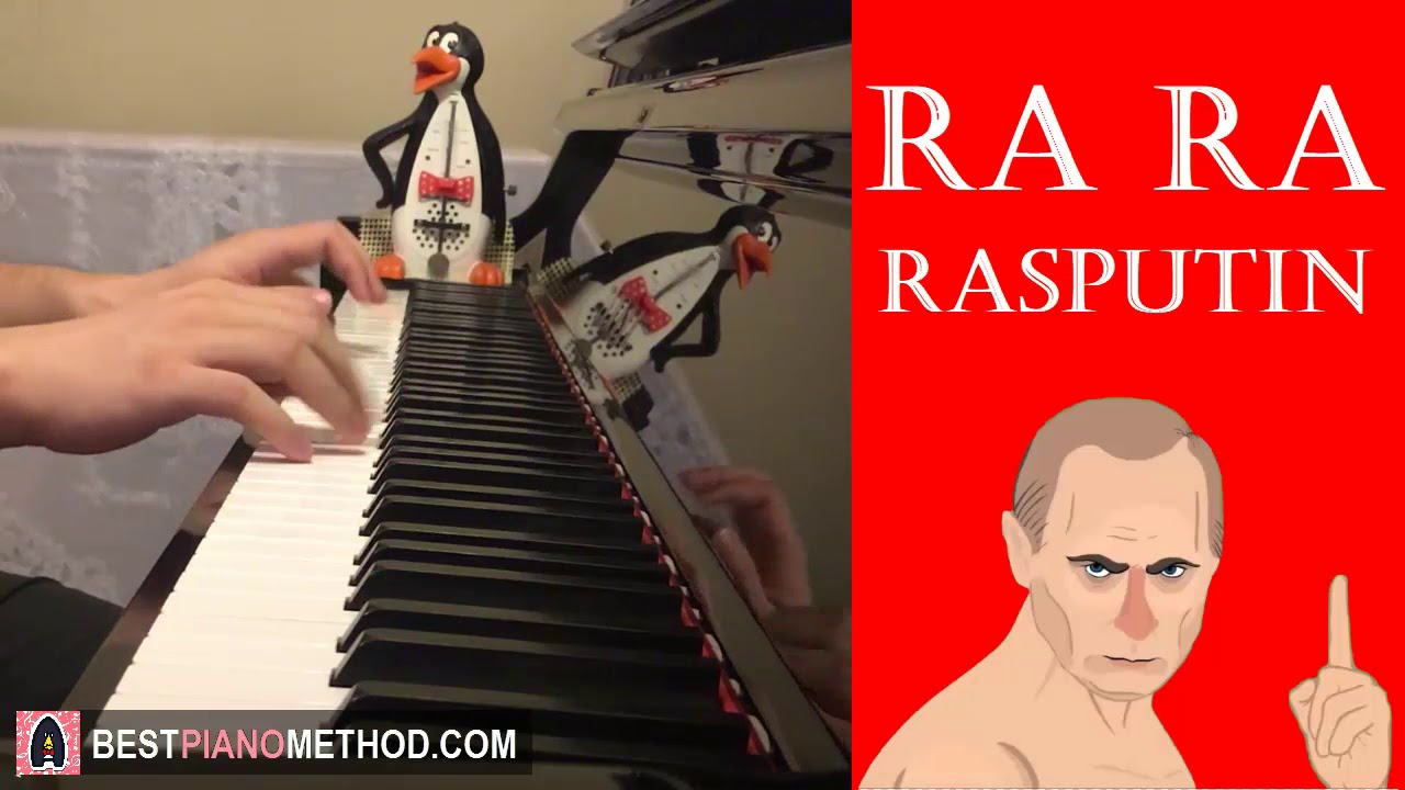 RA RA RASPUTIN (Piano Cover by Amosdoll) - YouTube