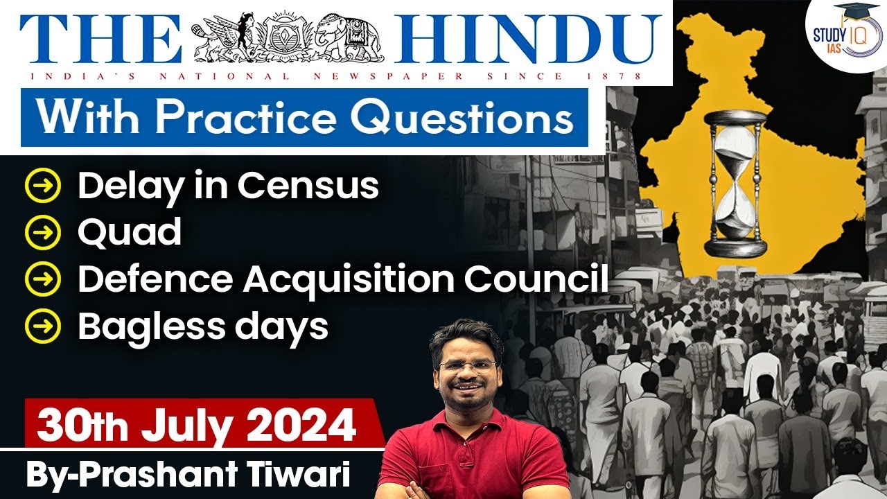 The Hindu Newspaper Analysis | 30 July 2024 | Current Affairs Today ...