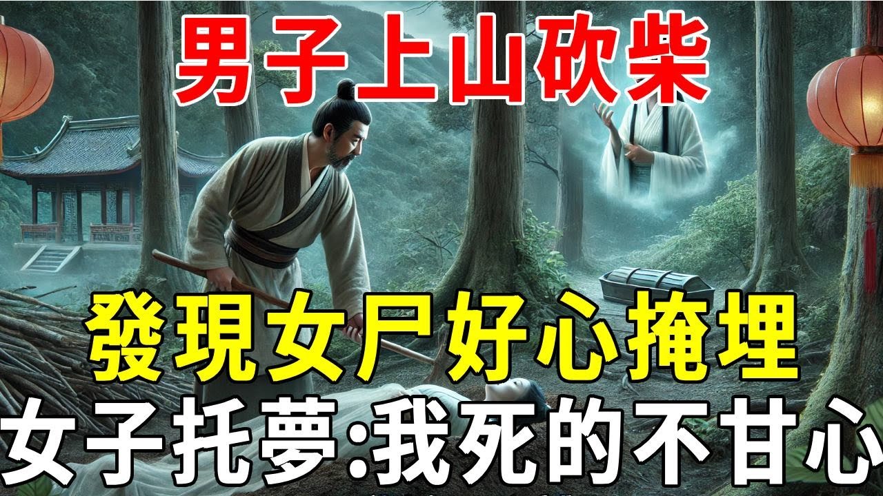 男子上山砍柴，發現女尸好心掩埋，女子半夜托夢：我死的不甘心！【蝴蝶飛飛】 - YouTube