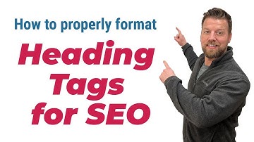 How to properly format heading tags for SEO | seo heading tags for google search