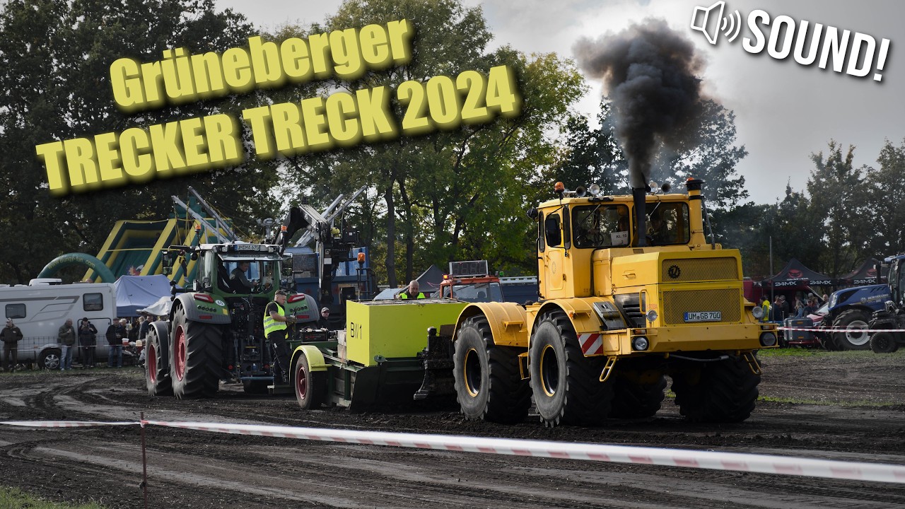 TRAKTOR-PULLING Meisterschaft mit knapp 200 Teilnehmern | Grüneberger Trecker Treck 2024