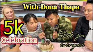 5k Celebration with Dona Thapa Dada￼@DonaThapaAkaChocolateyBoy