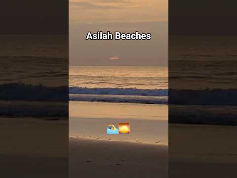أجمل اللحظات والأوقات في شاطئ أصيلة سيدي احمد الزو اق الصفيحة    
