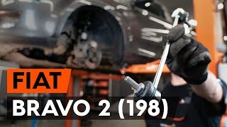 Hvordan bytte fremre stabilisatorstag / fremre lenkearm der på FIAT BRAVO 2 (198)