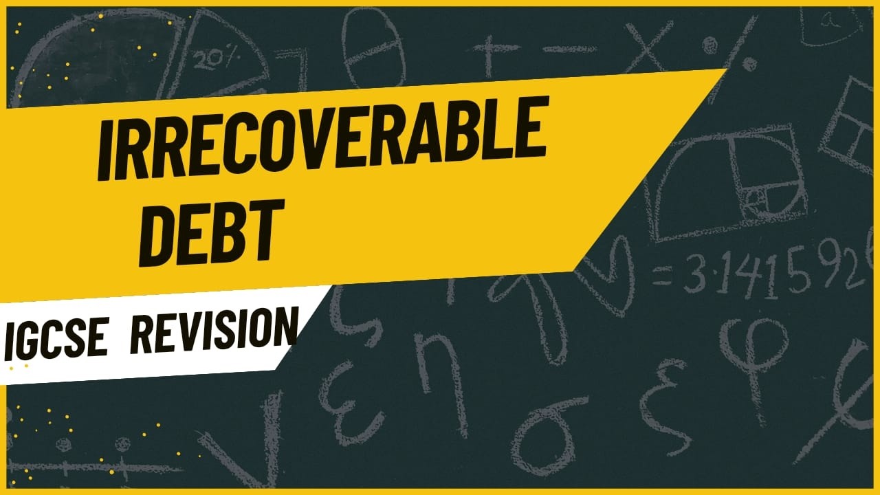 Irrecoverable(Bad) debt ll Past Year Question ll 0452/22/MJ/2018