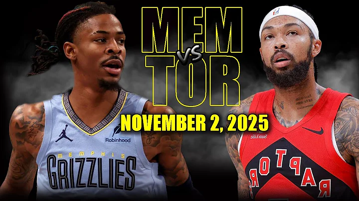 Memphis Grizzlies vs Toronto Raptors Full Game Highlights - November 2, 2025 | NBA Season