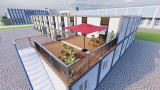 china wholesale supply houses prefabricated homes modern steel modular flat pack container house