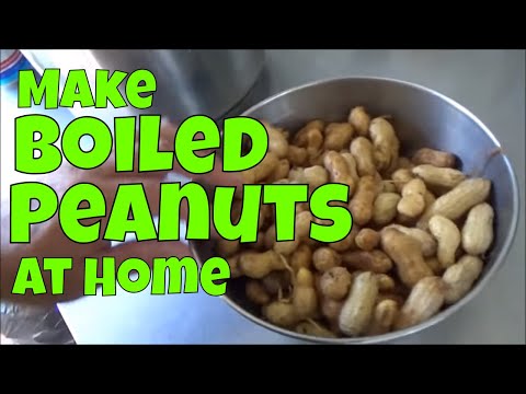 How to make boiled peanuts at home