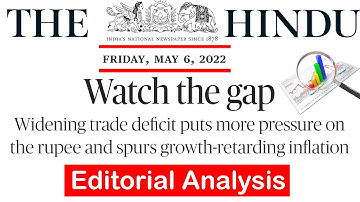 6 May 2022 | The Hindu Newspaper analysis | Current Affairs 2022 #upsc #IAS #EditorialAnalysis
