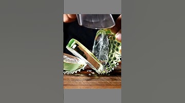 Cutting durian glass fruit ASMR ‼️ #shorts #ai #asmr