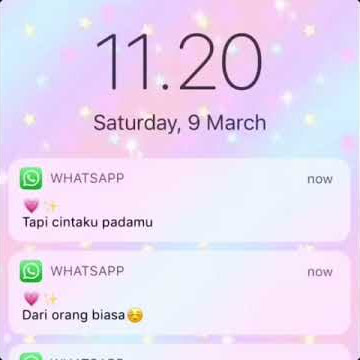 FAKE CHAT LIRIK LAGU (CINTA LUAR BIASA - ANDMESH KAMALENG)