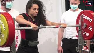 Prescillia Bavoil - 1st Place 548kg Total *WR* - 63kg Class 2021 IPF World Women's Classic