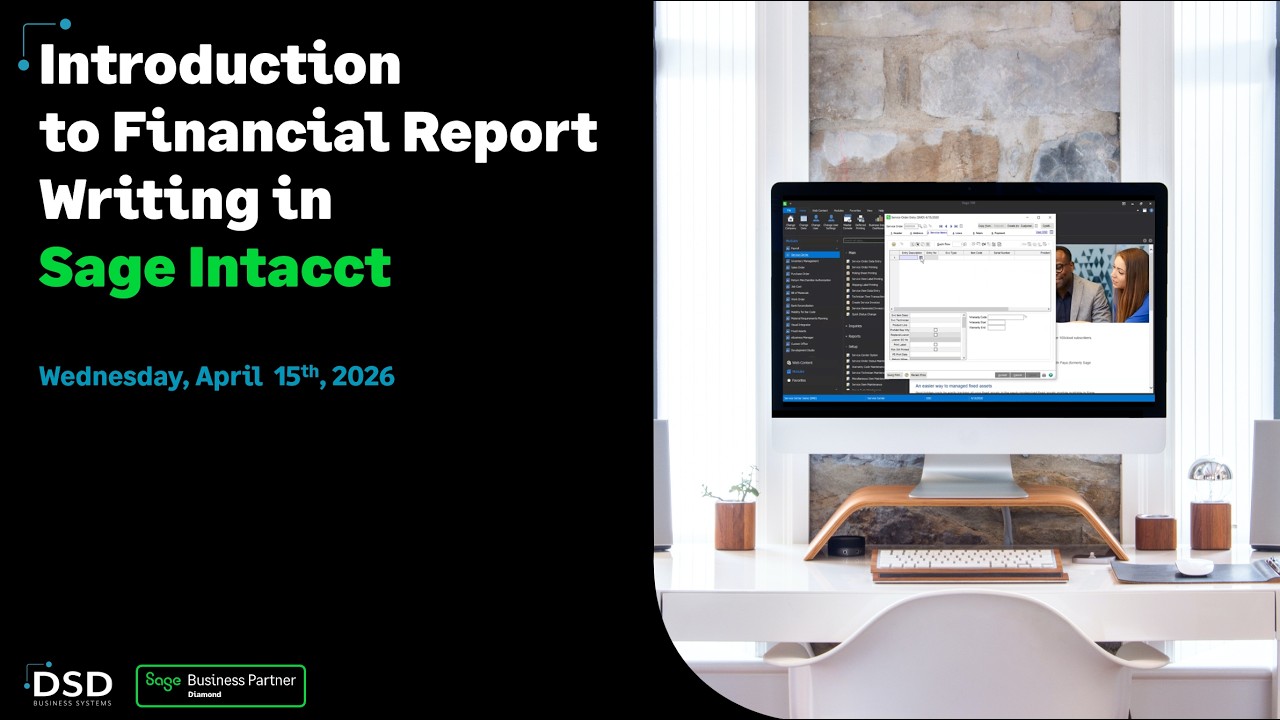 Introduction to Financial Report Writing in Sage Intacct - YouTube
