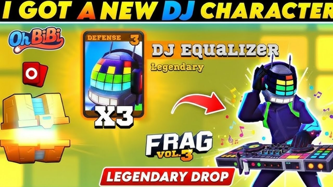 FRAG Pro Shooter 🔥 Finally Got New DJ Equalizer + Stunned Character 😈 | Gameplay