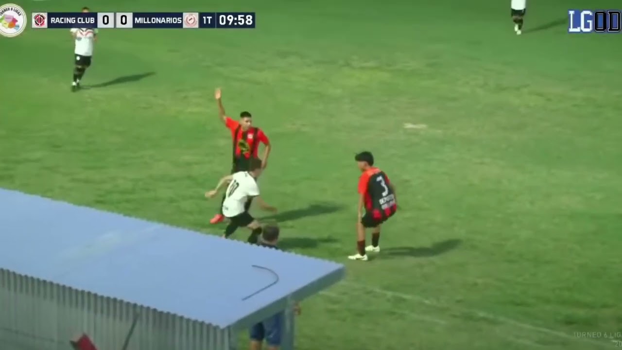 Resumen de partido - Tomas Rivier - Racing (Pergamino) VS Millonarios 