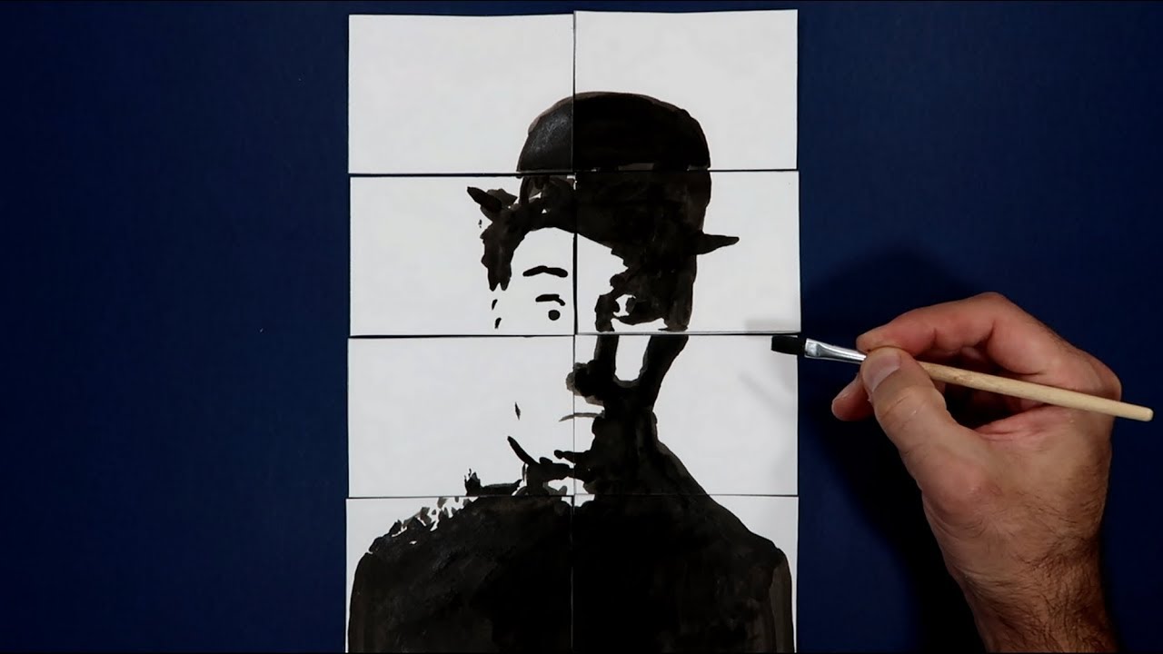 Where is Charlie Chaplin? Magic Trick Art