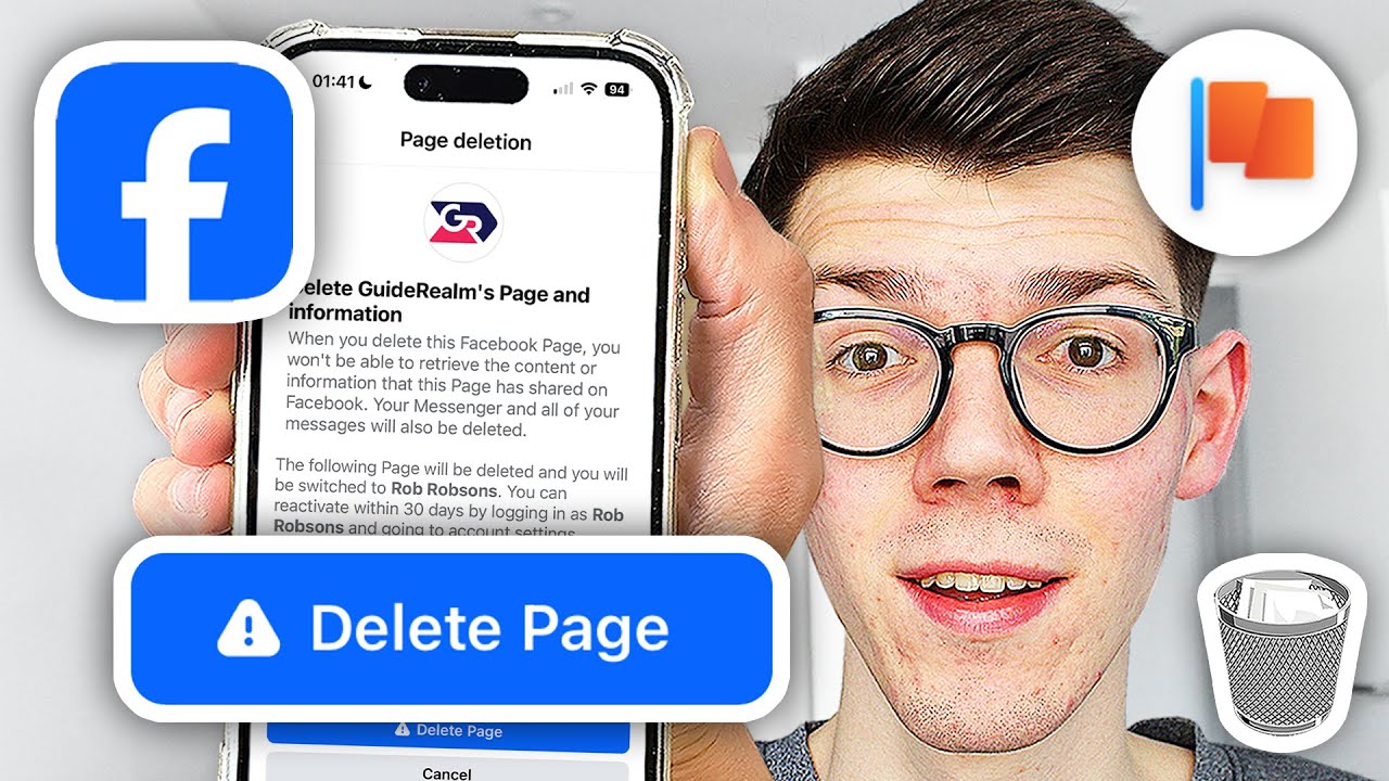 How To Delete Facebook Page - Easy Guide - YouTube