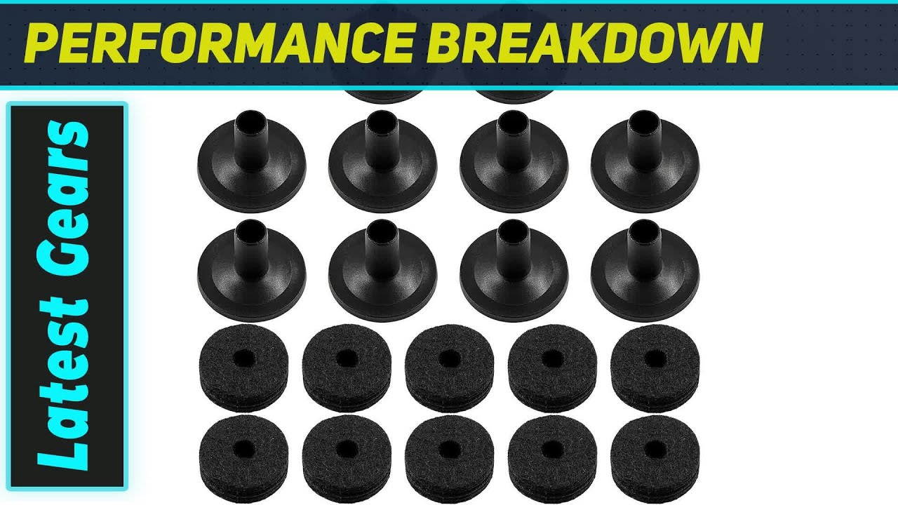 Essential 20Pcs Cymbal Felts Drum Accessories