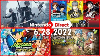 Nintendo Direct Mini: Partner Showcase 6.28.2022 FULL Reaction!