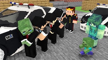 The Story of Poor Zombie Boy and Rich Zombie Girl ( Part 4 ) - Minecraft Animation