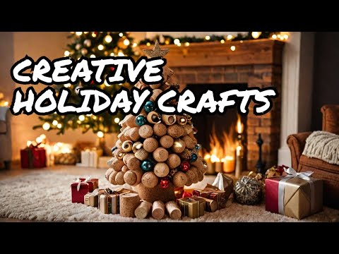 How To Make Cork Christmas Trees ( Andrea Currie )...