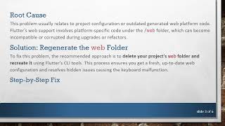 Fixing TextFormField Keyboard Issues in Flutter Web Production Builds