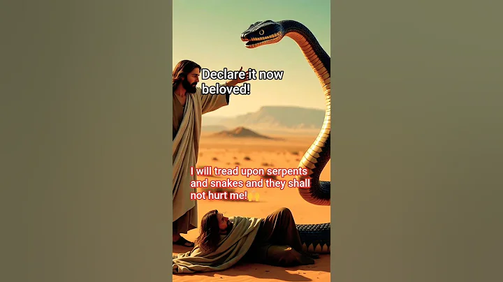 Jesus has given you authority to trample upon snakes Luke 10:19 #jesus #viral #video #shorts #god