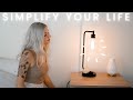 10 HABITS to start today to SIMPLIFY your life before 2021 | + will reduce your stress