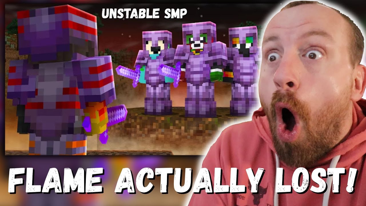 FLAME ACTUALLY LOST!!! FlameFrags I Got Exiled from the Unstable SMP (UNSTABLE SMP REACTION!!!)