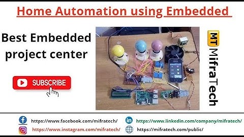 home automation using embedded system  Mifratech#bestIoTprojects#bestmlprojects#best embeddedproject
