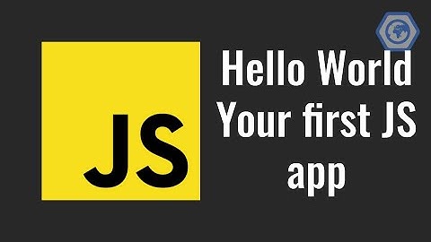 5. JavaScript. Hello world - your first JS application