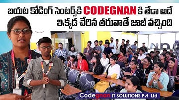 Codegnan Students about Codegnan IT Jobs | Codegnan Job Opportunity and Software Course
