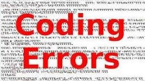 Programming Tutorial - Different type of Programming Errors