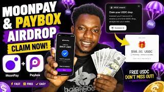 MoonPay & Paybox Airdrop is LIVE! How to Claim Your FREE USDC (Full Guide) screenshot 1