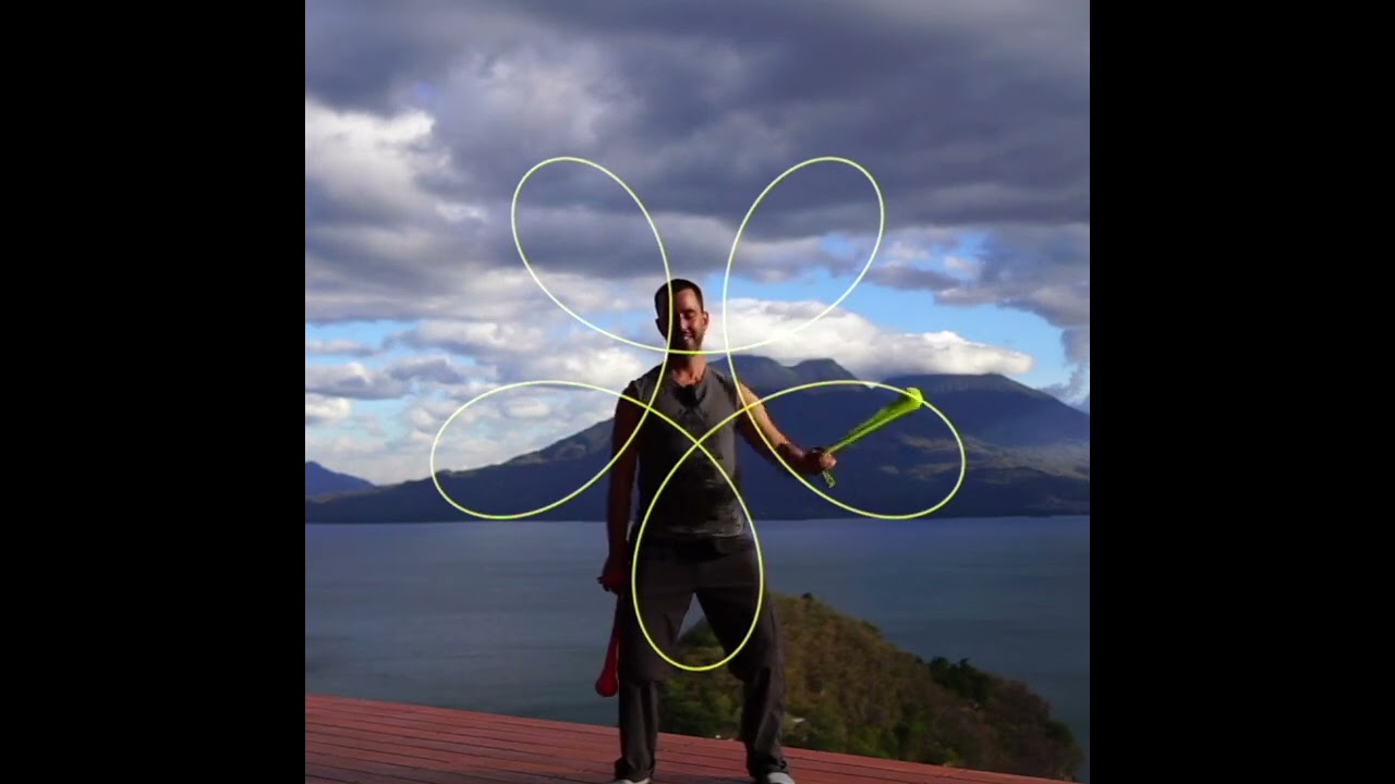 10 petal antispin poi flower