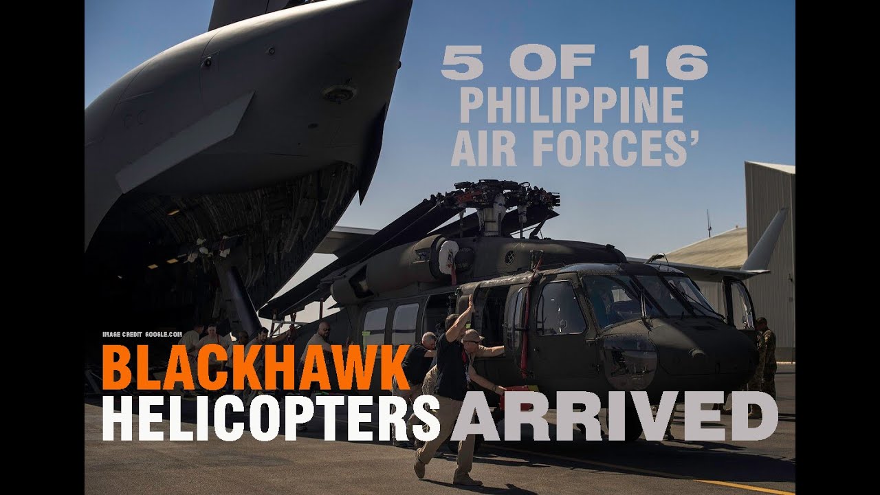SUPER GOOD NEWS!! 5 of 16 PAF's S70i BLACKHAWK HELICOPTERS ARRIVED IN