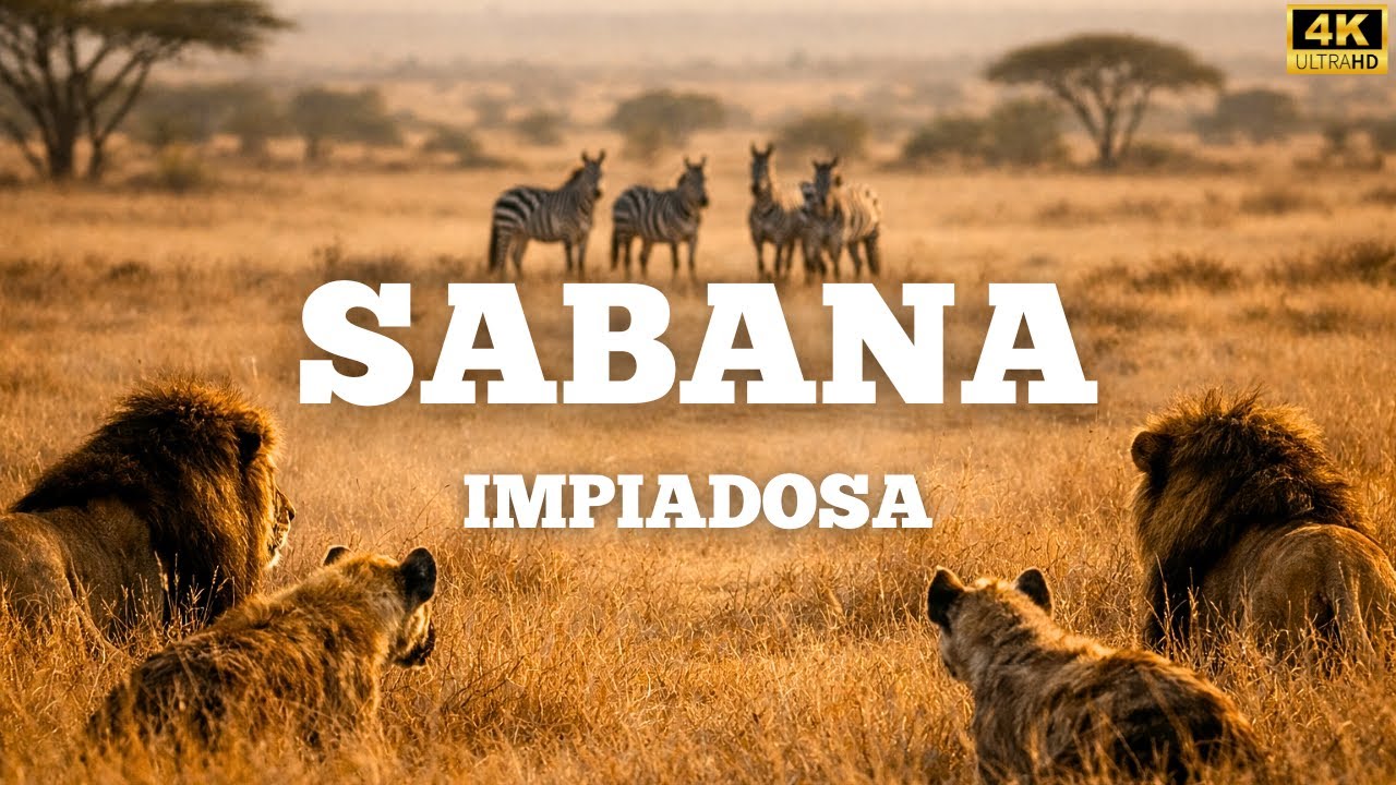 GRANDES DEPREDADORES | La lucha por la SUPERVIVENCIA en la SABANA AFRICANA | Documental 4K