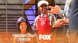 Ivy & Rhashad Participate In A Coin Toss | Season 7 Ep. 10 | MASTERCHEF JUNIOR