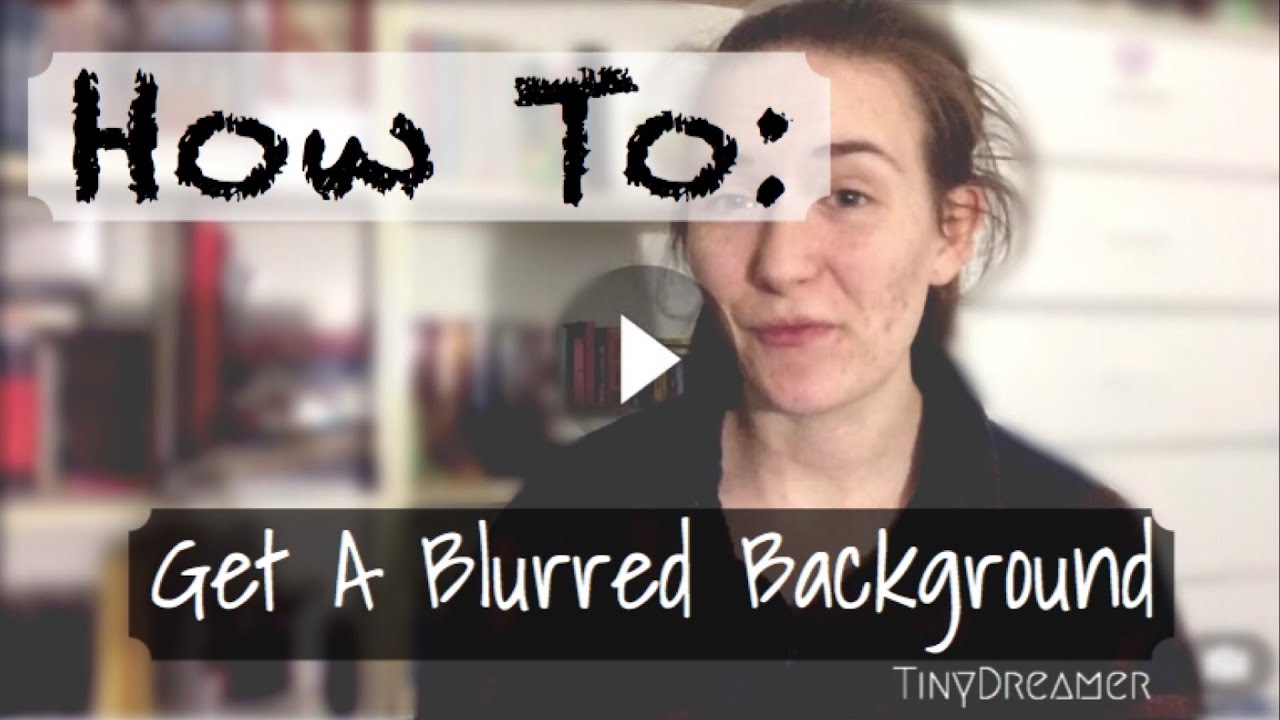 How To Get A Blurred Background on IPhone - YouTube