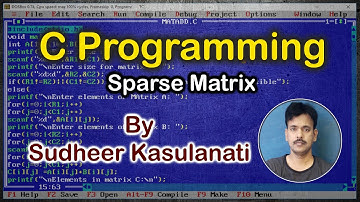 C Programming 22 - Sparse Matrix