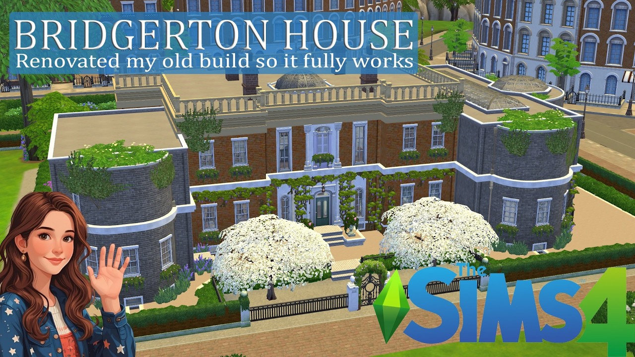 I FIXED MY BRIDGERTON HOUSE - SIMS 4 Full Tour & Commentary!