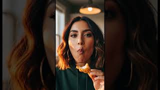 ASMR Eating Crispy Fried Chicken: Perfect Crunch 🍗 #ASMR #FriedChicken #EatingSounds #Mukbang