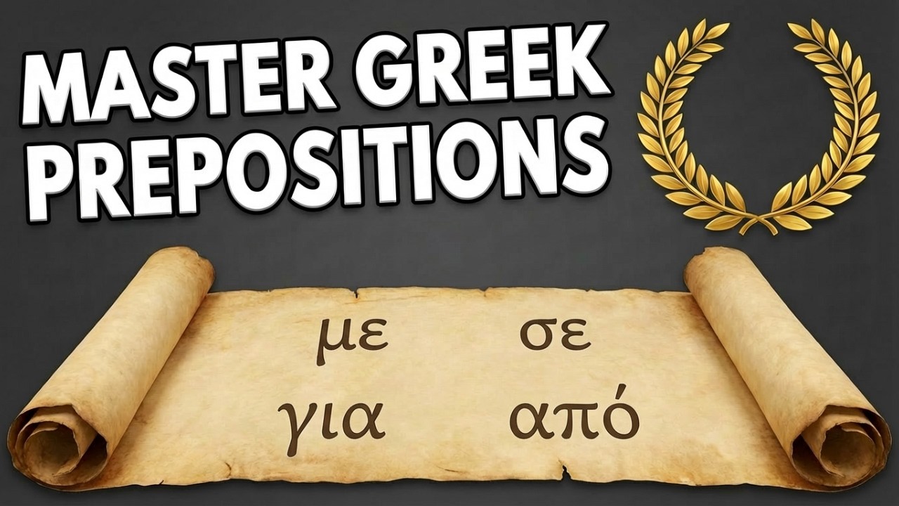 Эти крошечные греческие слова мгновенно исправят ваш греческий!